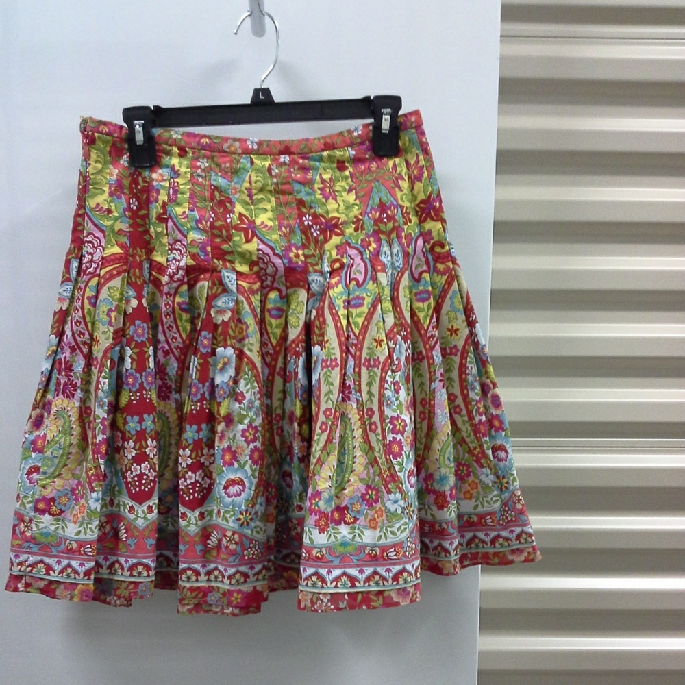 Multi Colored Floral Madison Skirt